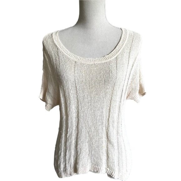 Sparkle & Fade Tops - SPARKLE & FADE SHORT SLEEVE TOP